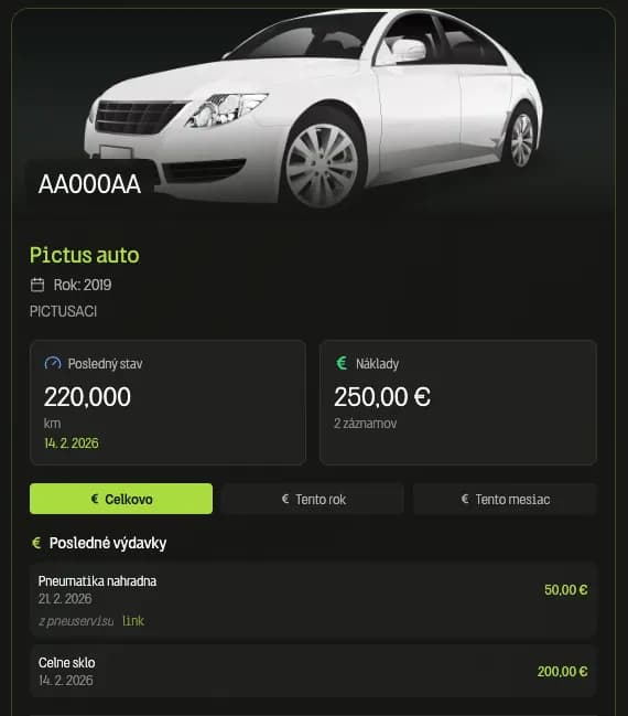 FleetSync vehicle card